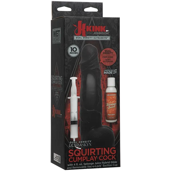10 Dual Density ULTRASKYN Squirting Cumplay Cock