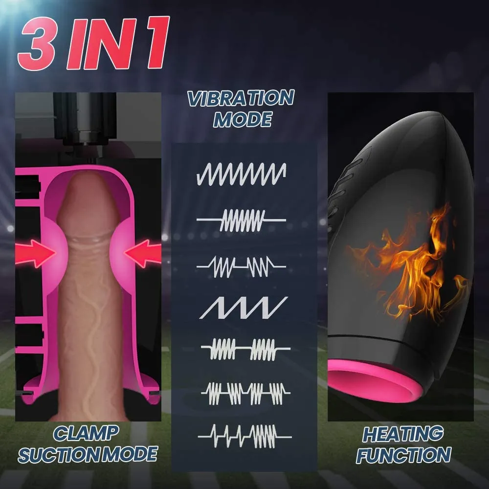 7 Clamping Vibration Modes Speedy Heating Oral Sex Toy