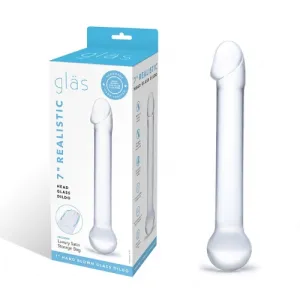 7 Realistic Head Glass Dildo