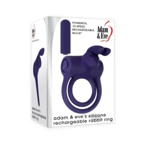 A&e Silicone Rechargable Rabbit Ring - Blue