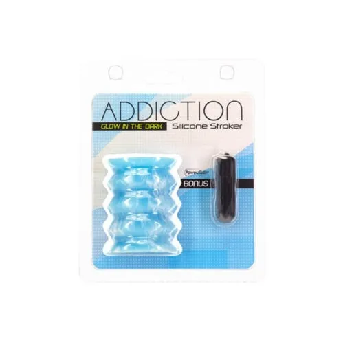 Addiction â€ Silicone Stroker â€ Glow in the Dark