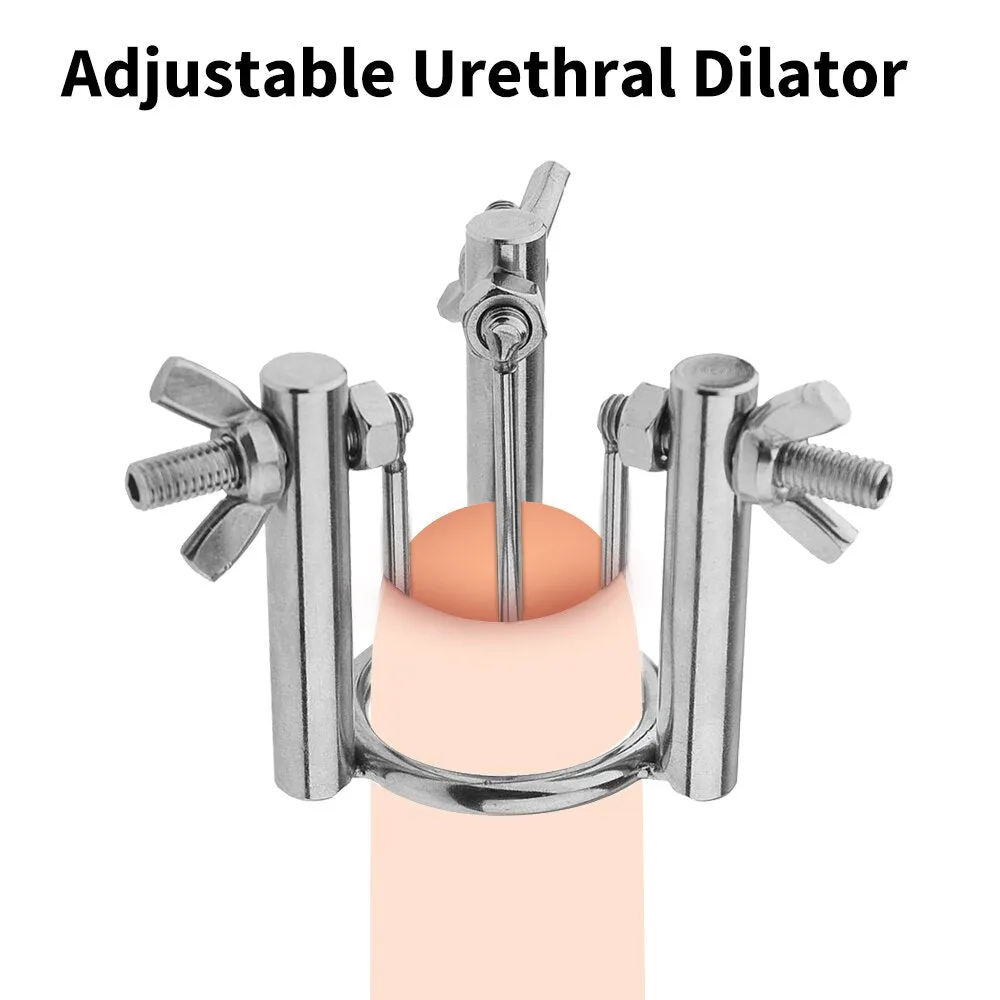 Adjustable Urethral Sounds Dilator Male Penis Plug Stimulator Expander