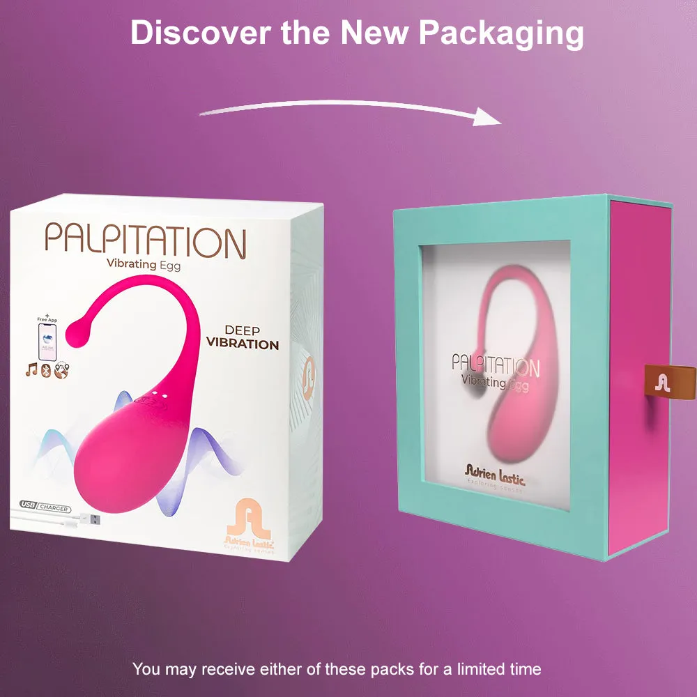 Adrien Lastic Palpitation APP Remote Control Vibrating Egg Couples Toy Pink