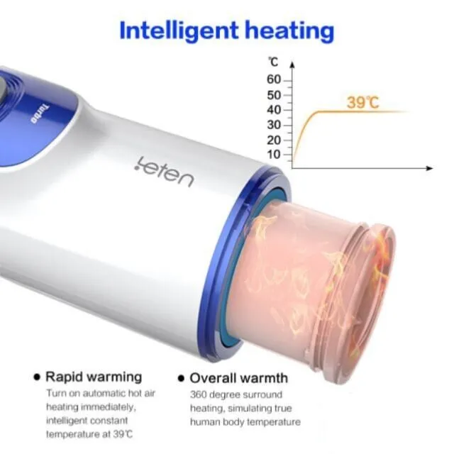 Auto Thrusting Male Masturbator Telescopic Heating Piston Stroker Cup Sex Toy