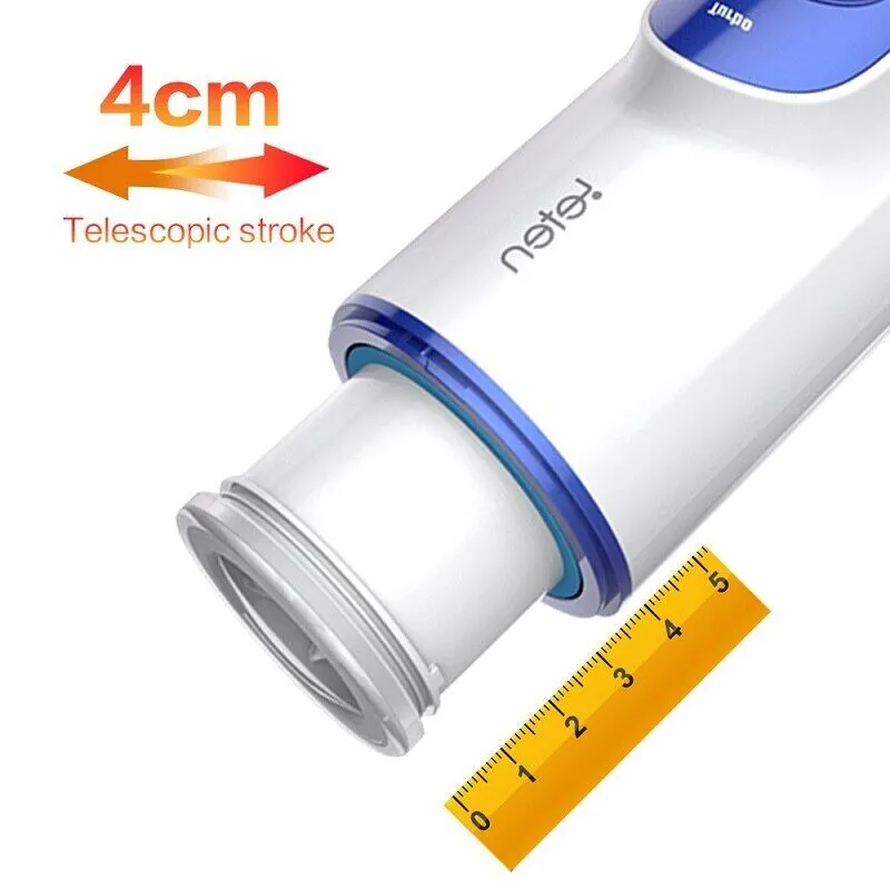 Auto Thrusting Male Masturbator Telescopic Heating Piston Stroker Cup Sex Toy