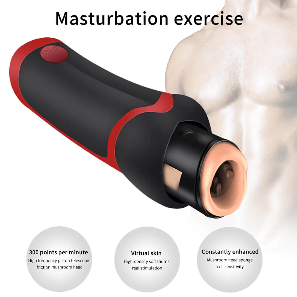 Automatic Thrusting Piston Voice Interaction Masturbator