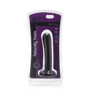 BFF QUEEN STRAP ON DILDO BLACK 6IN