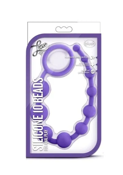 Blush Luxe Purple Silicone 10 Beads