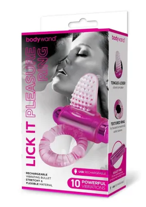 Bodywand Recharge Lick It Pleasure Pink