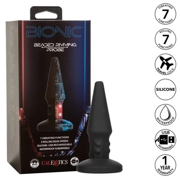 CalExotics Bionic Beaded Rimming Probe