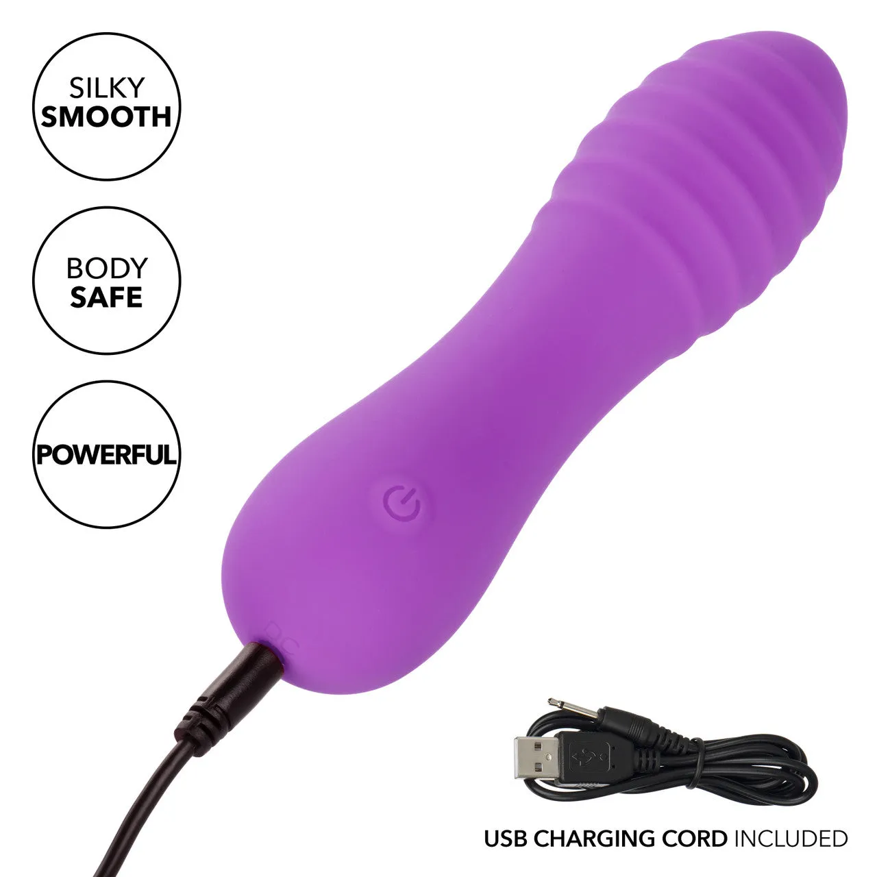 CalExotics Bliss Liquid Silicone Ripple G Spot Vibrator