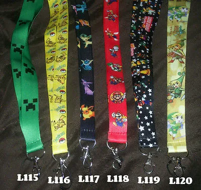 Cartoons - Heroes - Anime Badge Holders - Lanyards -  Huge Variety -