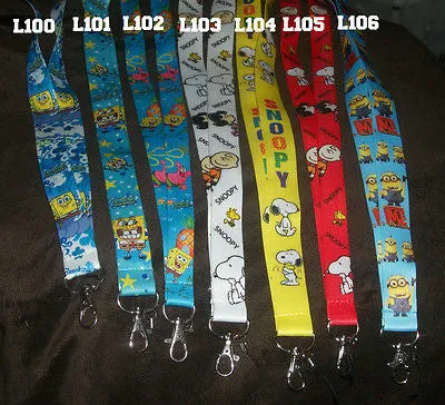 Cartoons - Heroes - Anime Badge Holders - Lanyards -  Huge Variety -