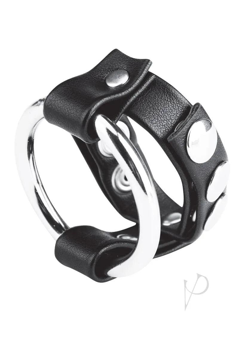 Cb Gear Metal Cock Ring W/ball Strap