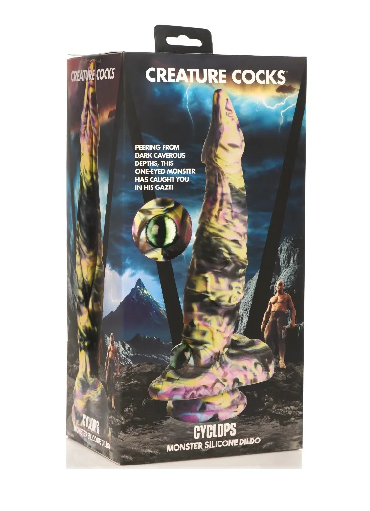 Creature Cocks Cyclops Monster Silicone Dildo XL Anal Plug Suction Cup Sex Toy