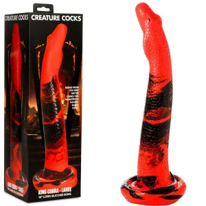 Creature Cocks King Cobra 14 Large Silicone Dong Snake Dildo Anal Sex Toy