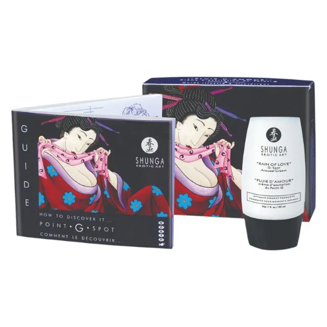 Cremă intimă SHUNGA Rain of Love. pentru stimularea punctului G. manual cu instrucțiuni inclus. 30 ml