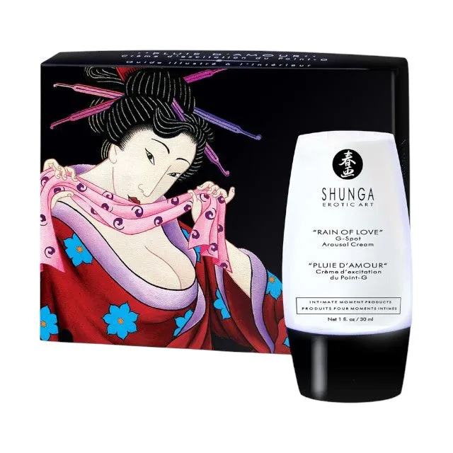 Cremă intimă SHUNGA Rain of Love. pentru stimularea punctului G. manual cu instrucțiuni inclus. 30 ml