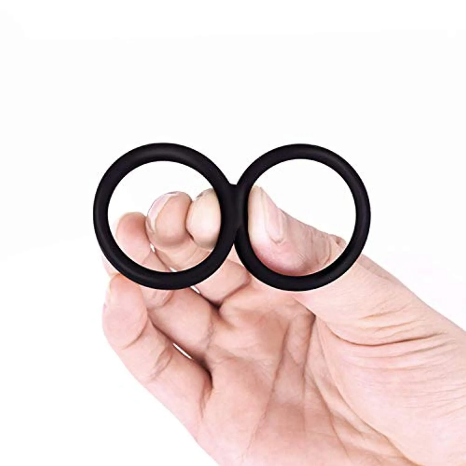 Dual Vibrating Penis Ring Silicone Vibrator Sex Toy For Men