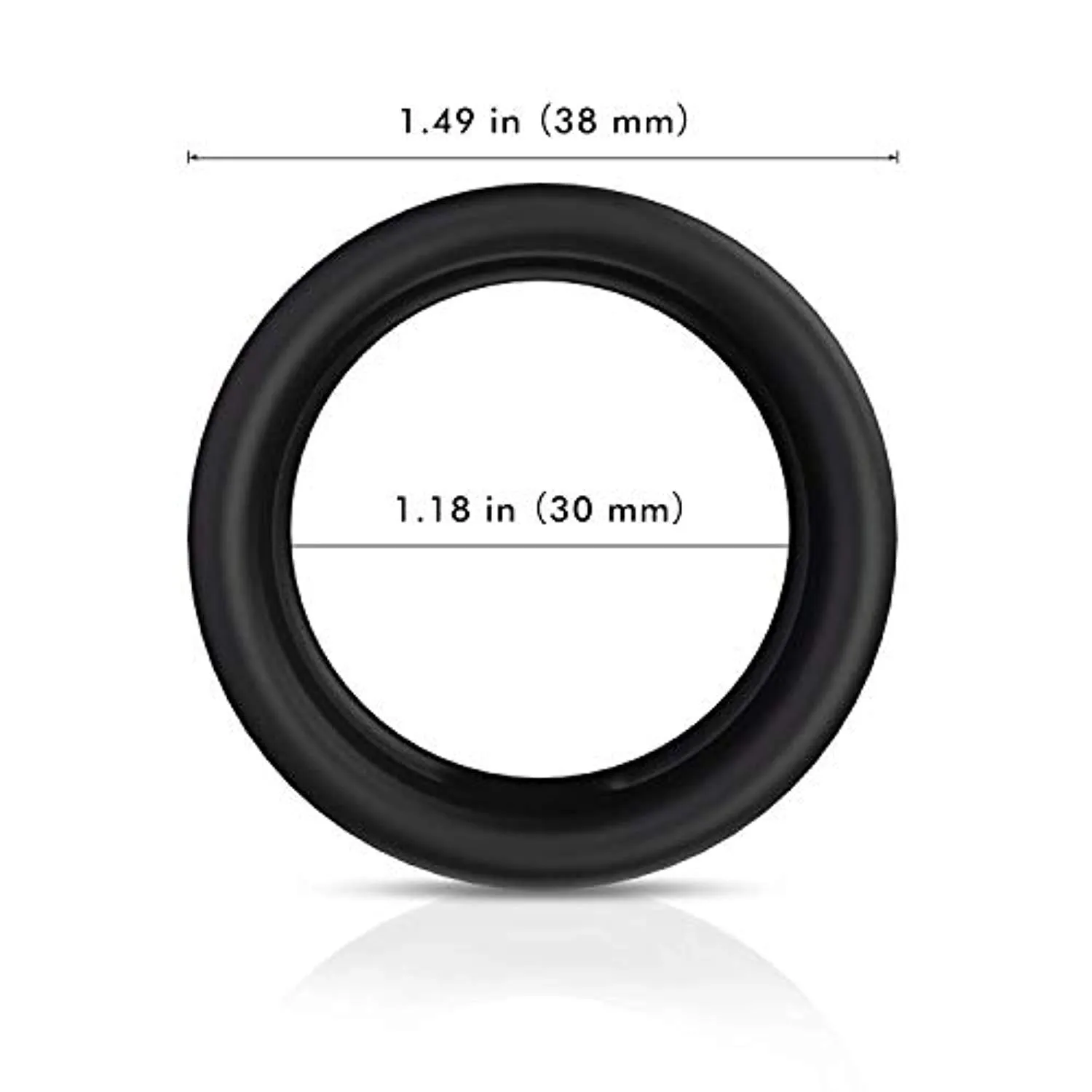 Dual Vibrating Penis Ring Silicone Vibrator Sex Toy For Men
