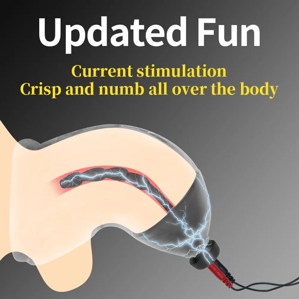 Electric Shock Urethral Sounding Catheter Dilator Men Penis Plug