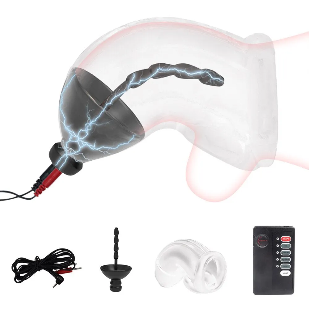 Electric Shock Urethral Sounding Catheter Dilator Men Penis Plug