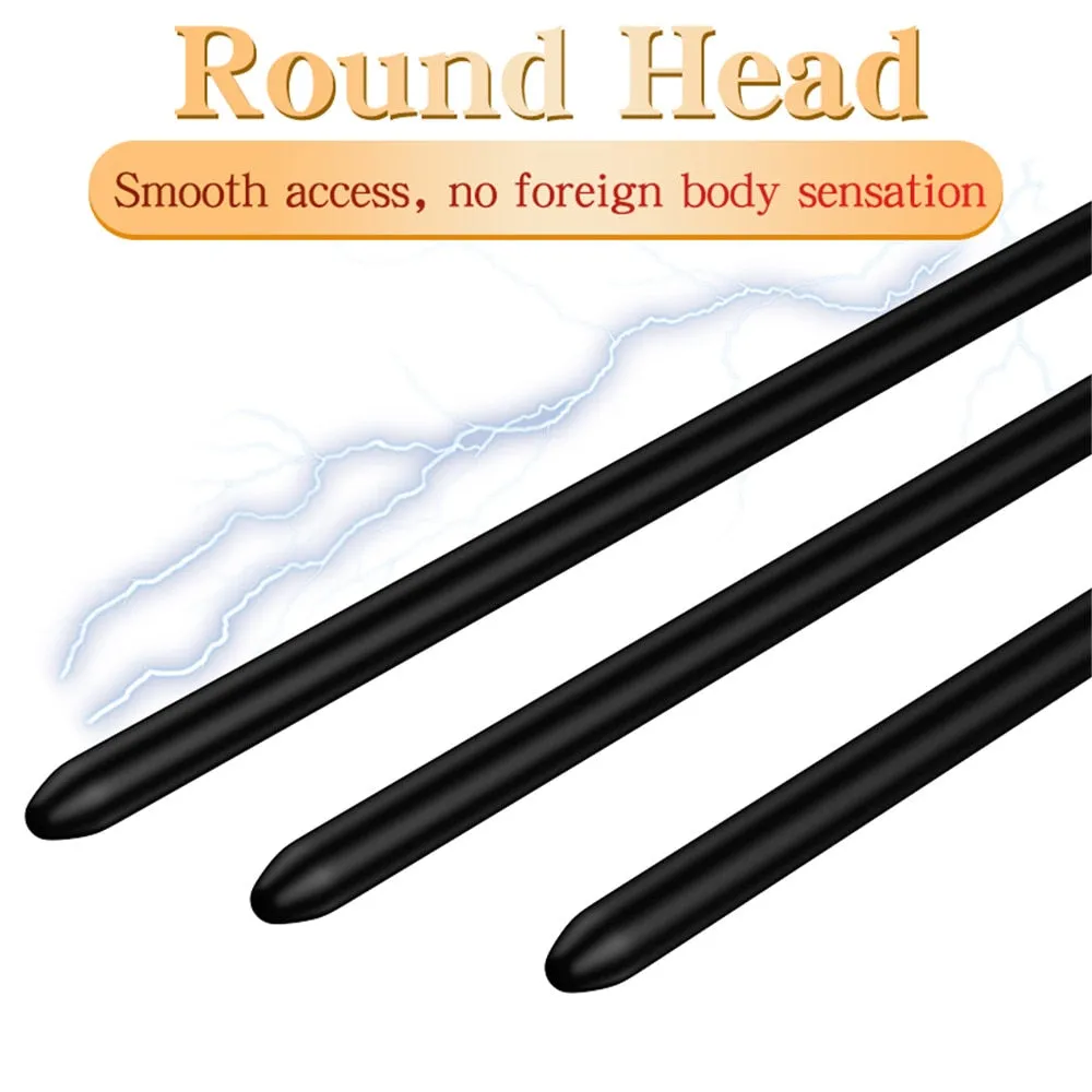 Electric Shock Urethral Sounding Penis Plug Stimulator Adult Sex Toy