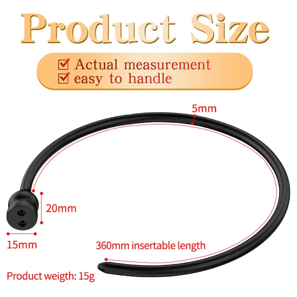 Electric Shock Urethral Sounding Penis Plug Stimulator Adult Sex Toy