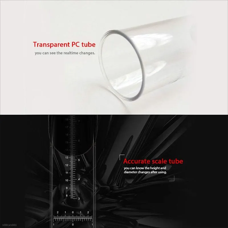 Electric Vacuum Penis Pump With Soft Sleeve For Bigger Penis