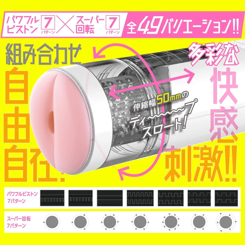 EXE - Puniana Lloyd Puni Anna Electric Plane Cup Masturbator (White)