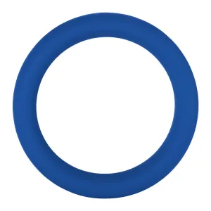 F-64: 50MM 100% SILICONE RING WIDE BLUE L