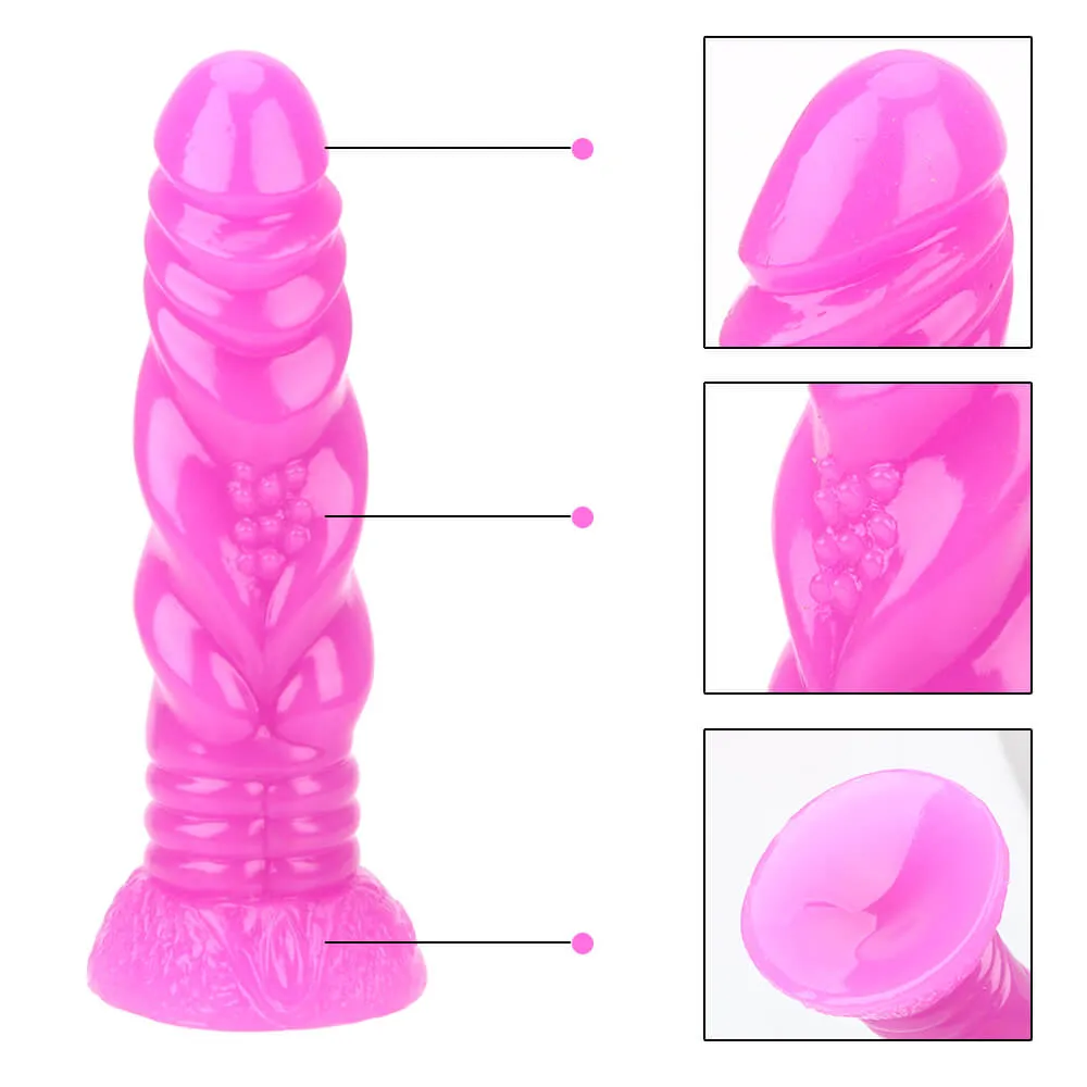 FAAK Large G-spot Stimulation Butt Plug Sex Dildo Suction Base