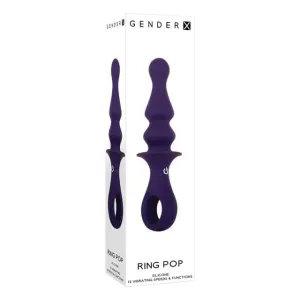 Gender X Ring Pop Vibrating Plug Purple