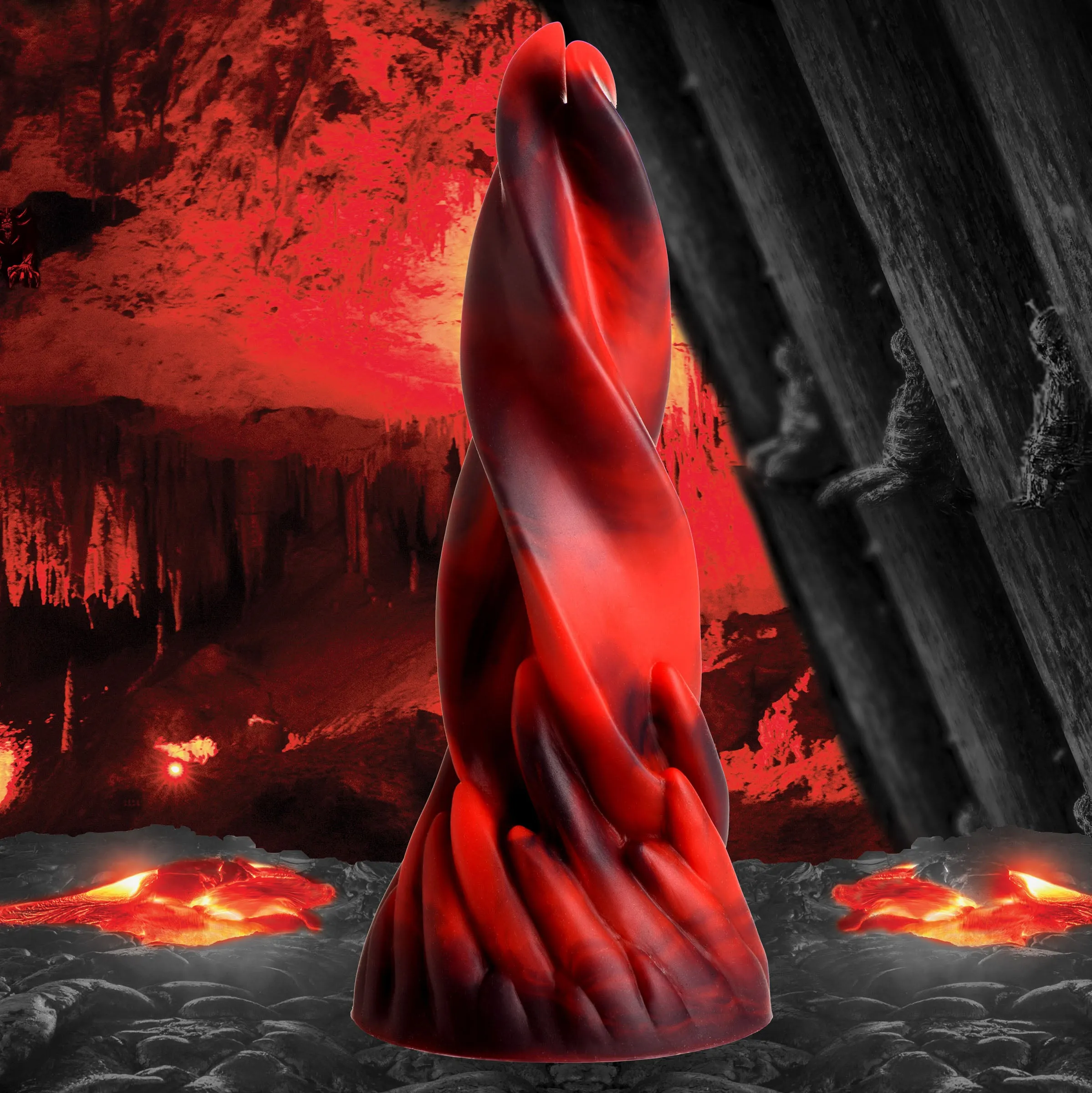 Hell Kiss Twisted Tongues Dildo