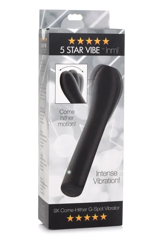 INMI Shegasm 5 Star Come Hither G-Spot Vibrator - Black