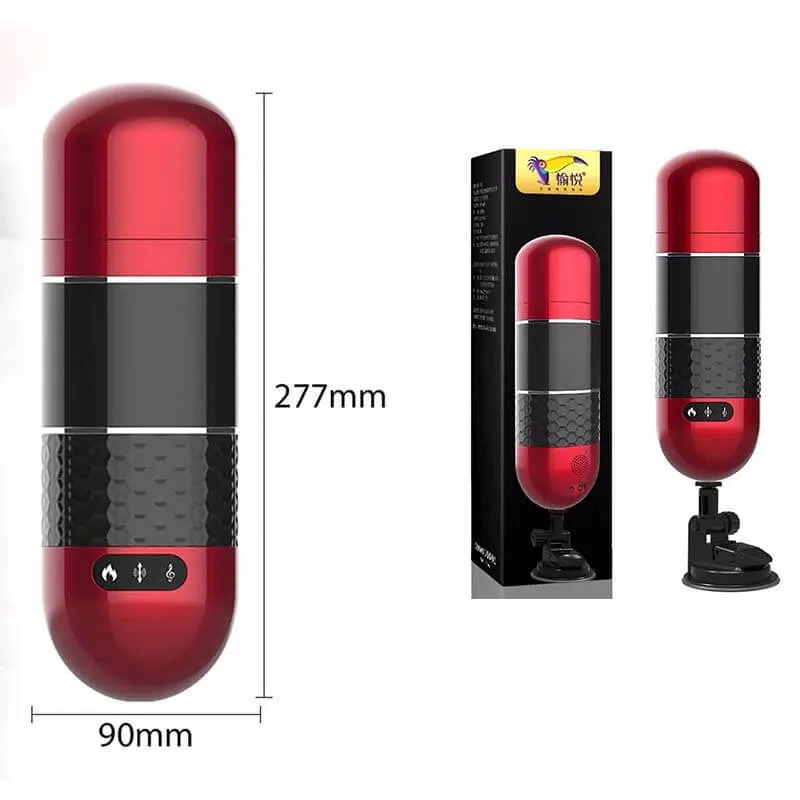 Interactive Pocket Pussy Male Masturbator VR Vibrating Thrusting Heating