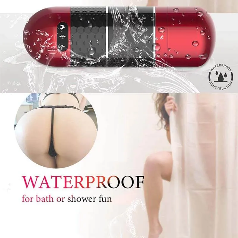 Interactive Pocket Pussy Male Masturbator VR Vibrating Thrusting Heating