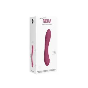 Jil Nora Rechargeable Flexible Silicone G-Spot Vibrator Pink