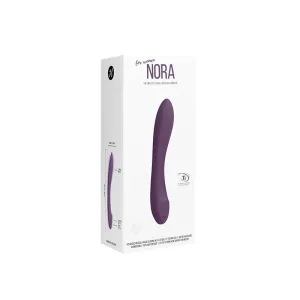 Jil Nora Rechargeable Flexible Silicone G-Spot Vibrator Purple