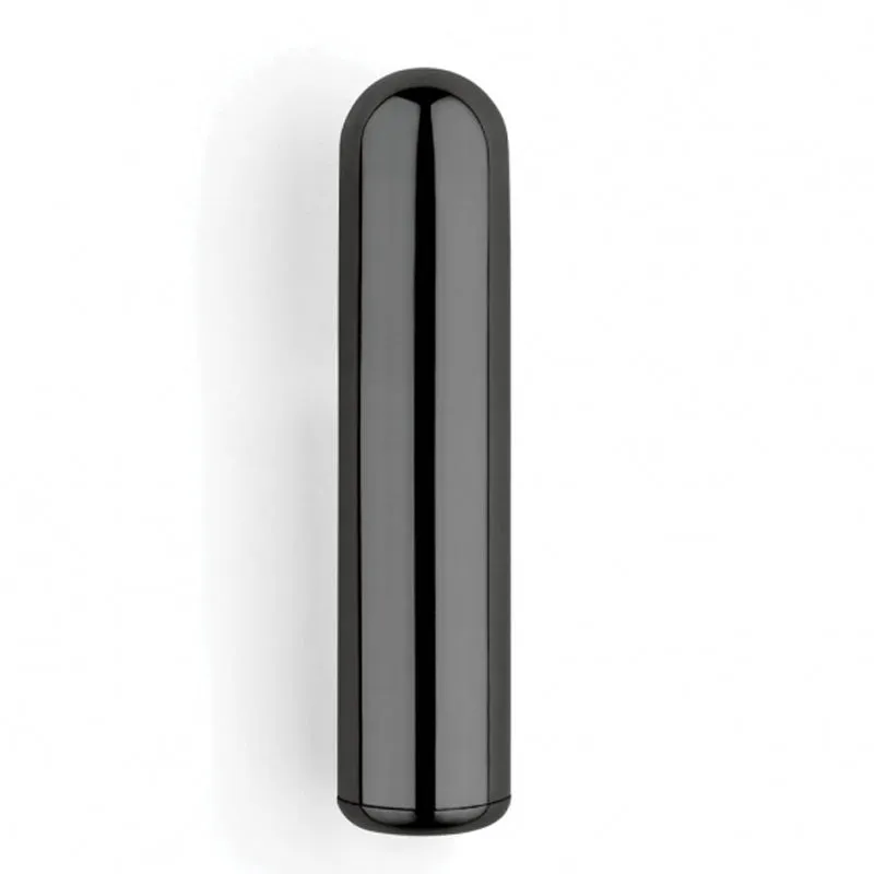 Le Wand Chrome Bullet Rechargeable Vibrator Black