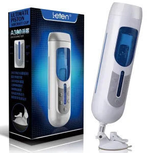 LETEN Automatic Piston Telescopic Male Masturbator Thrusting Stroker Cup Sex Toy