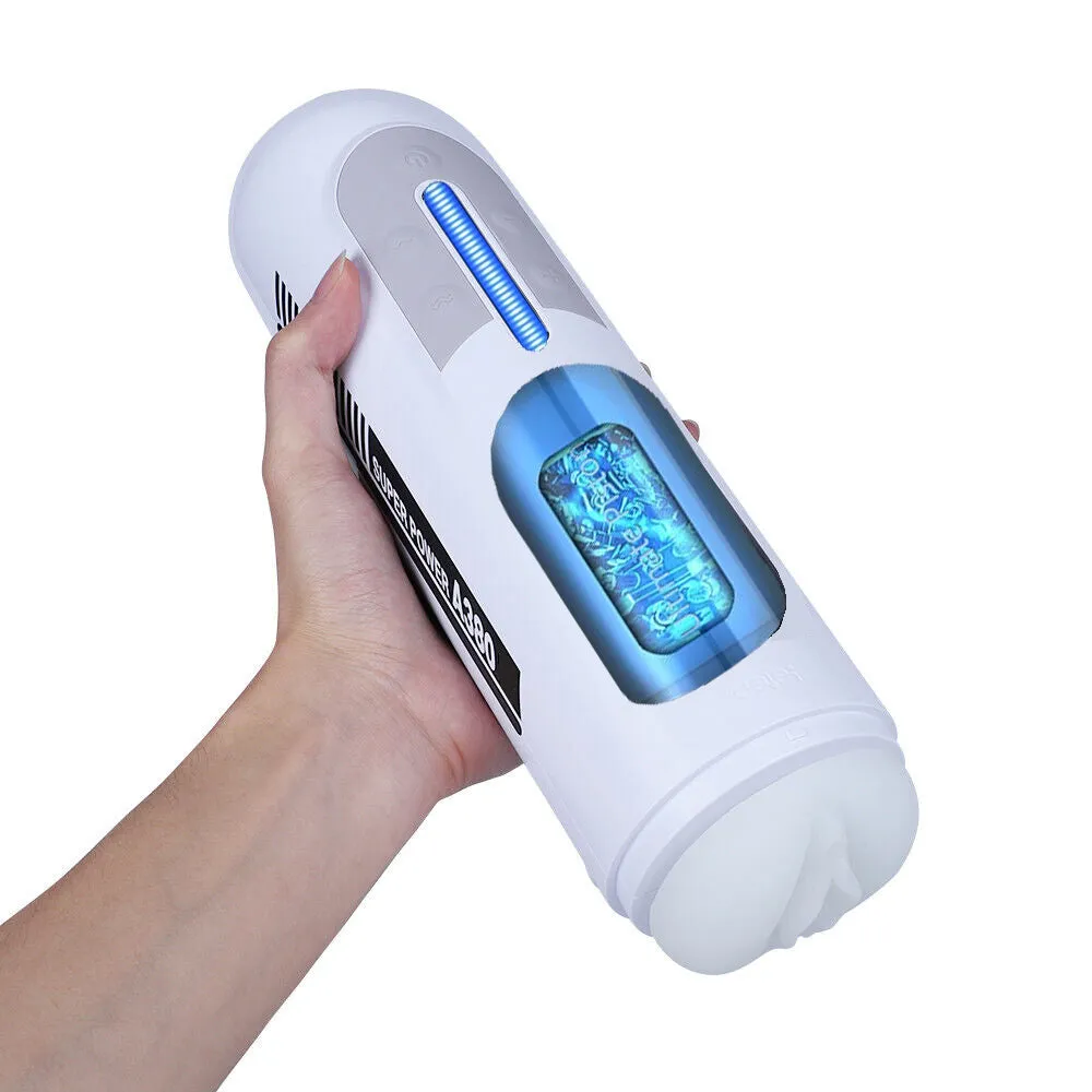 LETEN Automatic Piston Telescopic Male Masturbator Thrusting Stroker Cup Sex Toy