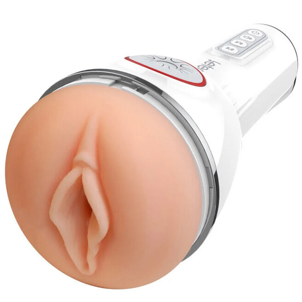 LETEN Sucking & Vibrating V4 AUTO 3D Male Masturbator Pocket Pussy Sex Toy