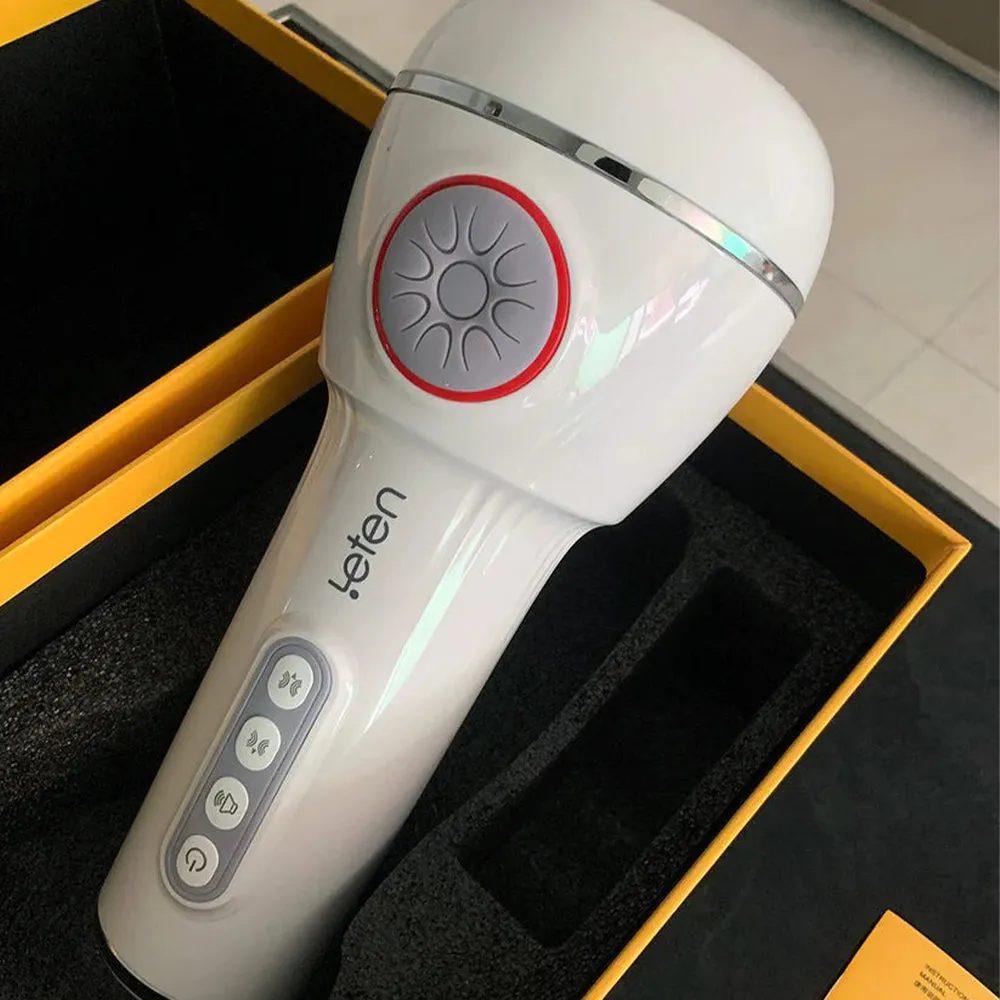 LETEN Sucking & Vibrating V4 AUTO 3D Male Masturbator Pocket Pussy Sex Toy