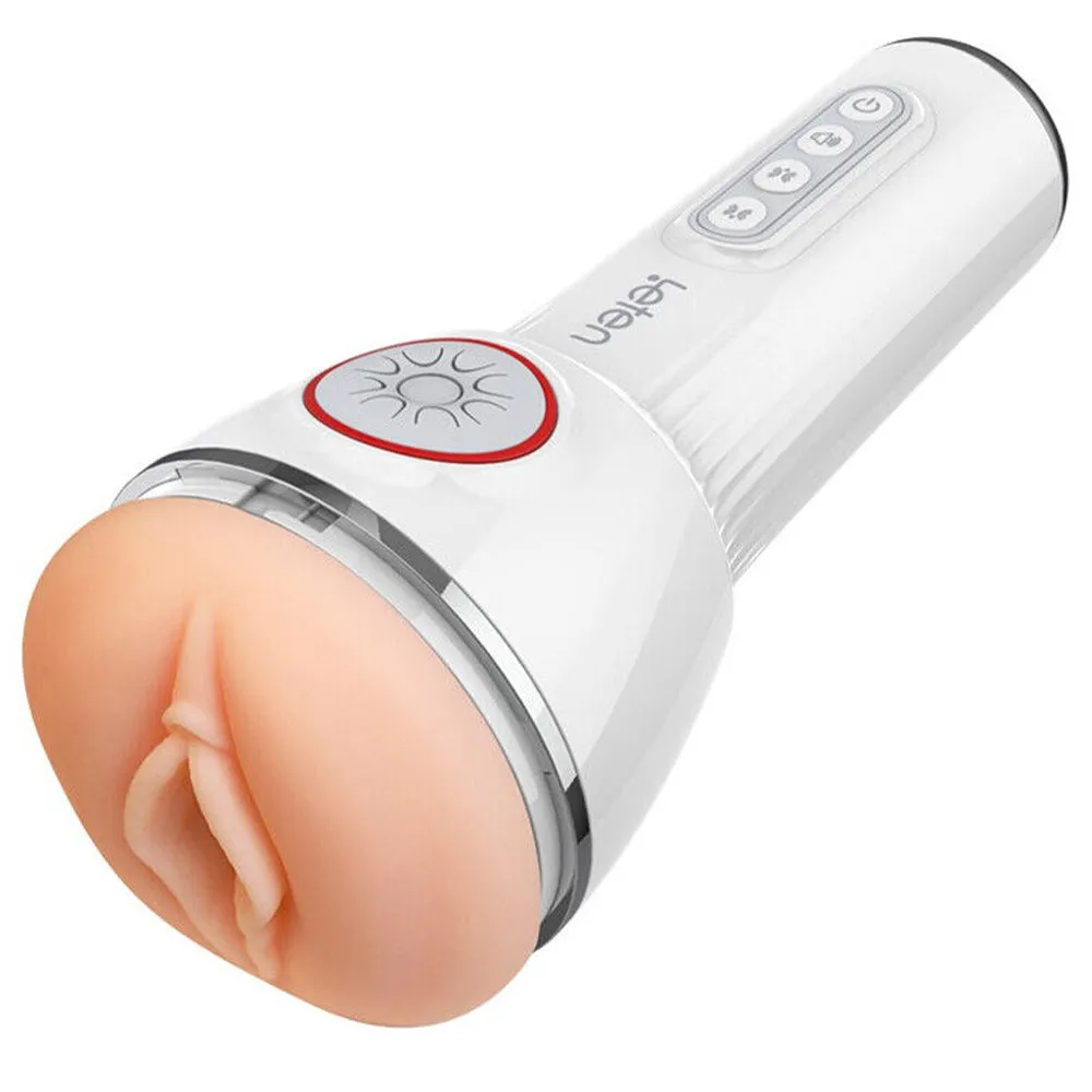 LETEN Sucking & Vibrating V4 AUTO 3D Male Masturbator Pocket Pussy Sex Toy