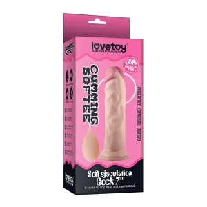 Lovetoy 8.5 Soft Ejaculating Dildo Squirting Sperm Cock Penis Cum Suction Cup