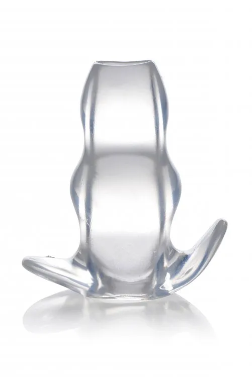 MASTER SERIES CLEAR VIEW HOLLOW ANAL PLUG LARGE (Out End Jul)
