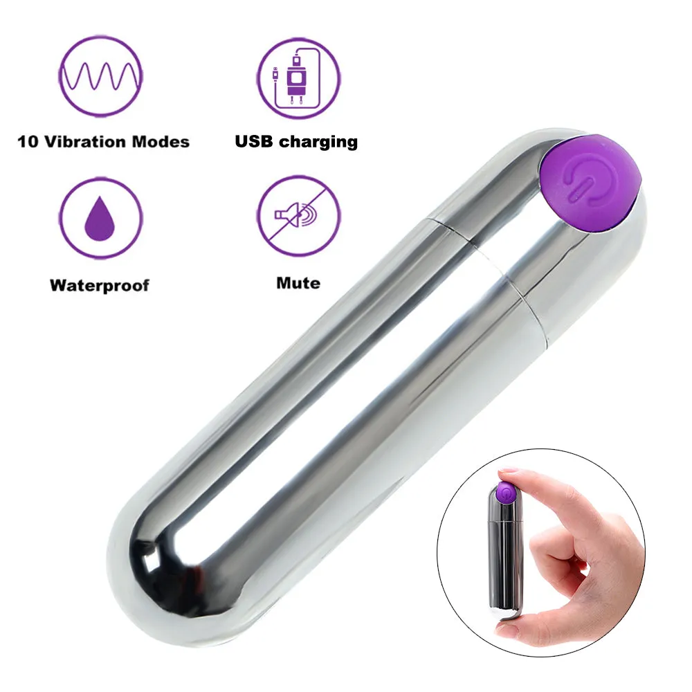 Mini Bullet Vibrator G-spot Clitoris Massager Jump Egg For Women Gay