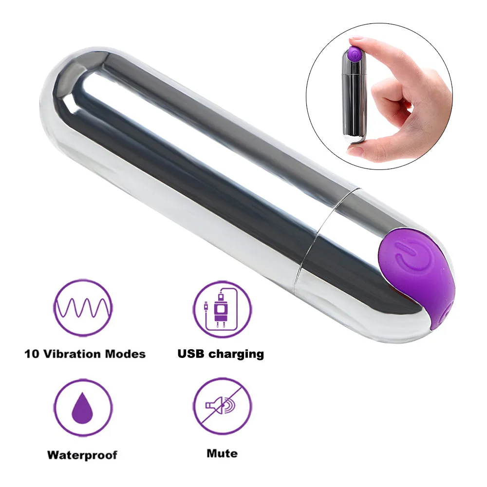 Mini Bullet Vibrator G-spot Clitoris Massager Jump Egg For Women Gay