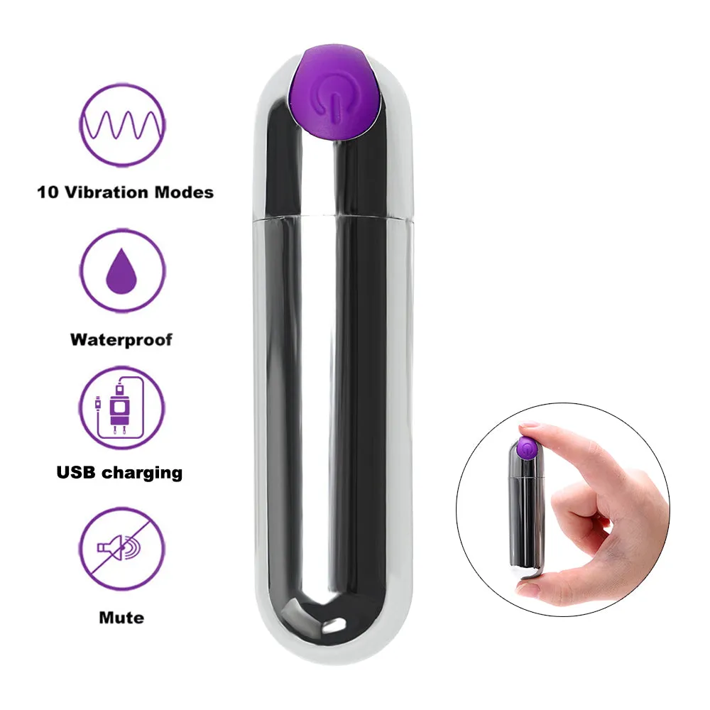 Mini Bullet Vibrator G-spot Clitoris Massager Jump Egg For Women Gay
